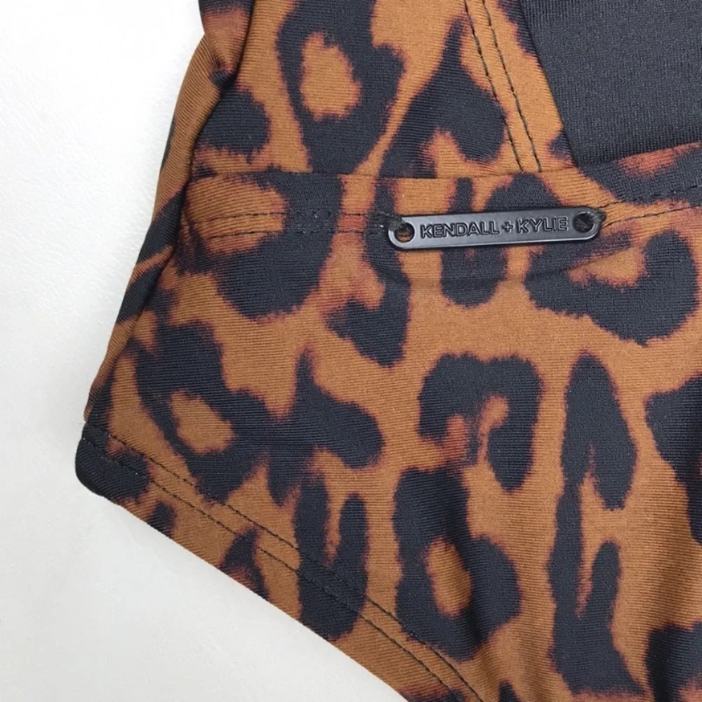 Kendall and Kylie SwimSuit Animal Cheetah Leopard Print Cheekiny